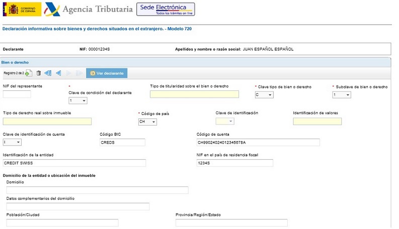 Declaracin de bienes en el extranjero (MOD 720) tras la STJUE de 27 de enero de 2022